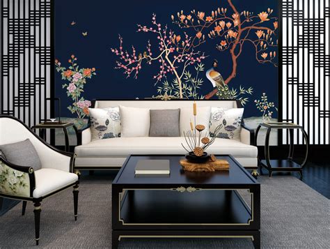现代北欧简约植物风景有框装饰画卧室客厅沙发背景墙组合画-美间设计