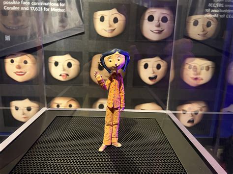 The real Coraline figure on display at Museum of Pop Culture (Seattle ...