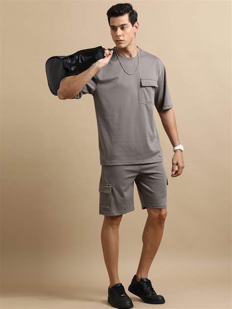 Buy Warm Oversize Grey Mens Co Ords Online in India – Bushirt