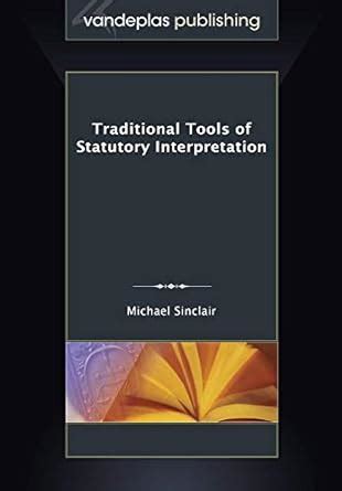 Buy Traditional Tools of Statutory Interpretation Book Online at Low ...