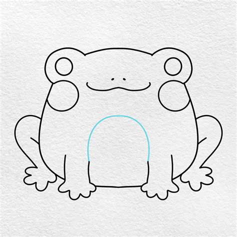 How to Draw a Cartoon Frog - HelloArtsy