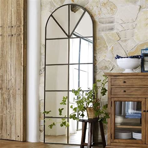 Amazon.com: OGCAU Full Length Mirror, Arched Floor Length Mirror, 65 ...