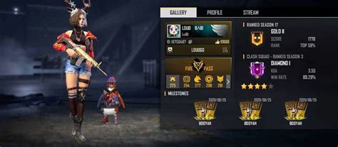 LOUD Babi’s Free Fire ID, stats, K/D ratio and more