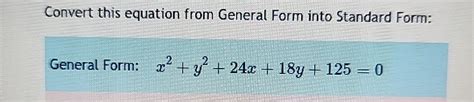 How to Convert Equations into General Form 的图像结果