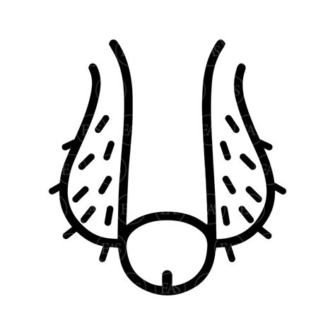 Penis With Hairy Balls Svg, Clip Art Icon, Vector Cut File for Cricut ...