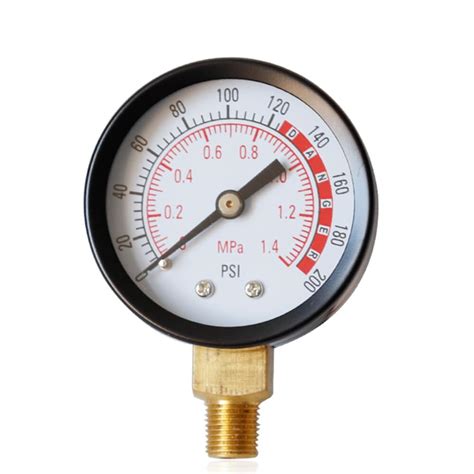 Buy 2" Dial Hydraulic id Pressure Gauge Meter Double Scale 18" NPT 0-1 ...