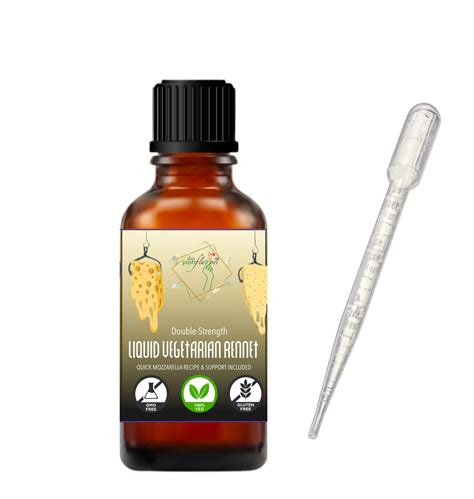 Buy Alla's Posh Flavors Cheesemaking Liquid Veg Rennet | 100% Veg ...