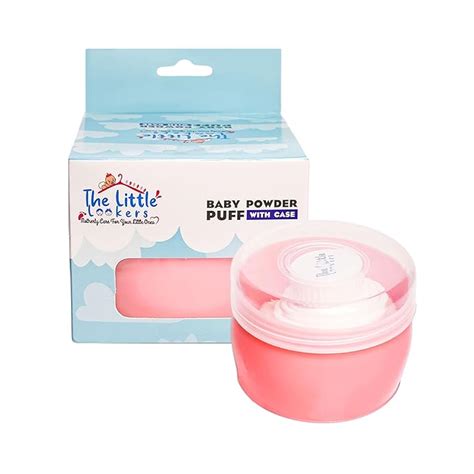 Buy THE LITTLE LOOKERS Portable Baby Skin Care Baby Powder Puff with ...