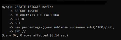 SQL*Plus Before Insert Trigger Examples 的图像结果