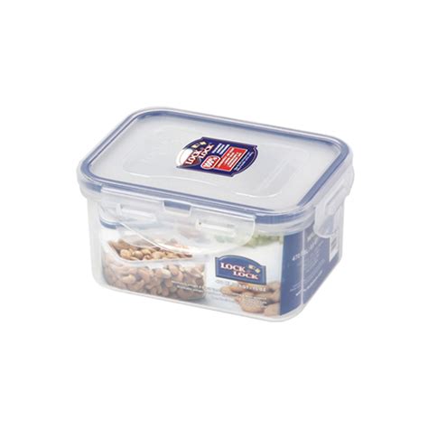 LocknLock Classics Medium Flat Rectangular Food Container with Leak Pr ...