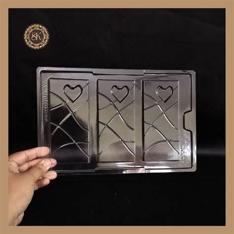 Plastic chocolate mould | Cacao | Mold | Valentine Plastic Mold | Plas ...