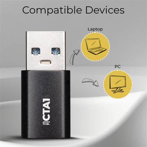 Zebronics CTA 1 - USB Type C to Type A Converter