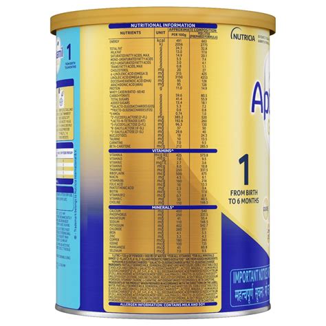 Buy Aptamil Gold Infant Formula Stage 1 Powder, 400 gm Tin | 19 Minutes ...
