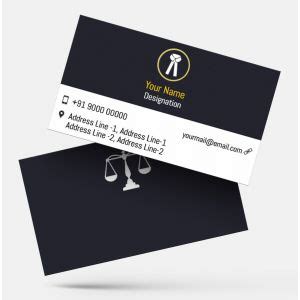 Advocate Visiting Card Design Online Free – 200+ Templates | Printasia