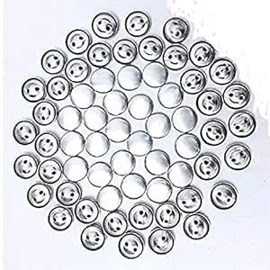 HPGM Best Button Making Metal Shells - 22 no + 30 no (1400 pcs ...