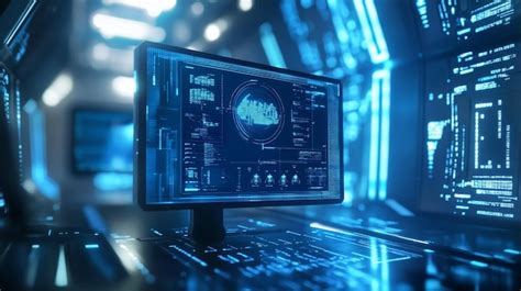 Futuristic Technology Interface Computer Data Screen 的图像结果