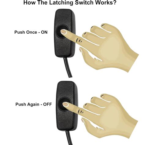 Buy 12V 24V Latching Push Button Toggle Switch, On Off Switches with 9. ...