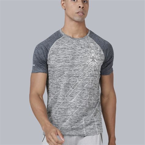 Buy Signature 2-tone Grey Gym Tee Online in India | Cult Store