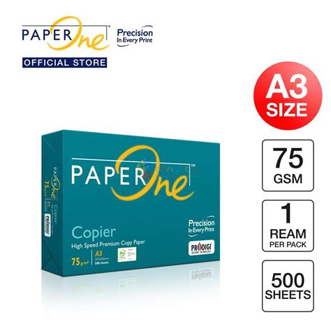 PaperOne Kertas A3 75gr Copier 1 Rim (500 lembar) Kertas HVS - Bangkit ...