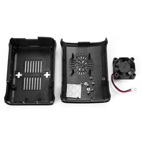 LDTR - WG0075 ABS Enclosure Box / Cooling Fan Kit for Raspberry Pi 2 M ...