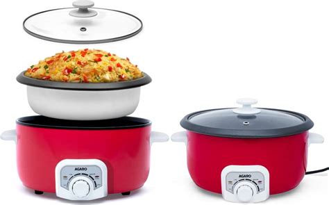 AGARO Regal Electric Multi Cooking Pot, 1200W, Automatic Boiler ...