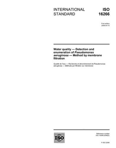 ISO 16266:2006, Water quality - Detection and enumeration of ...