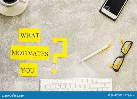 What Motivates You Question Stock Image - Image of confident ...