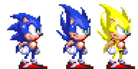 Sonic 3 Prototype Refined sprites by LukeAural2 on DeviantArt