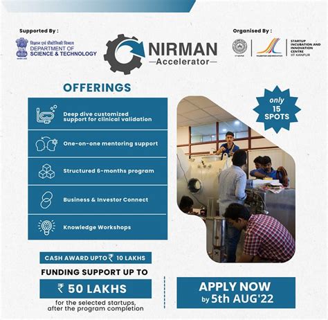 15 startups selected for the NIRMAN Accelerator Program