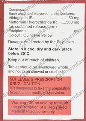 Gluvilda M Plus 500mg Strip Of 15 Tablets: Uses, Side Effects, Price ...