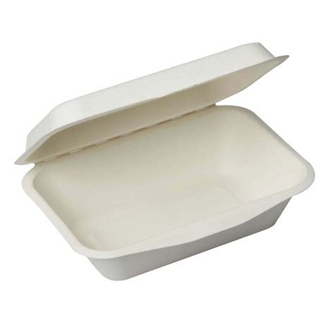 600ml Clamshell Food Box | Takeaway Container with Lid – Ecoware