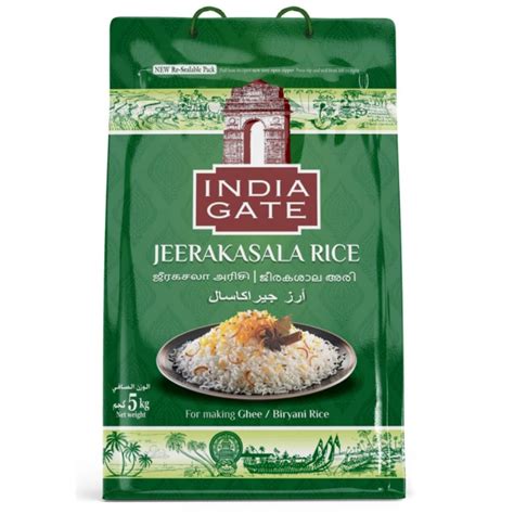 Jeerakasala Rice 5kg India Gate – JITCO