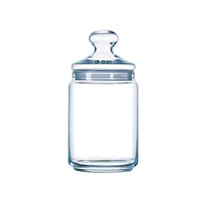 Buy Luminarc Pot Club Glass Jar with Glass Lid (Transparent, 1000 ml ...