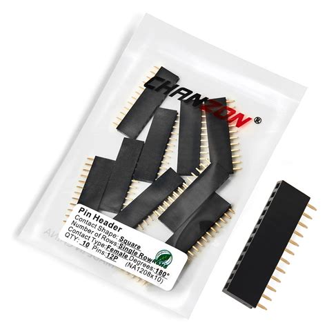 Chanzon Pin Header Strip For Arduino Gpio 12 Pin X | Desertcart INDIA