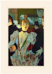 La Goulue Entering the Moulin Rouge Fine Art Print - Toulouse-Lautrec ...