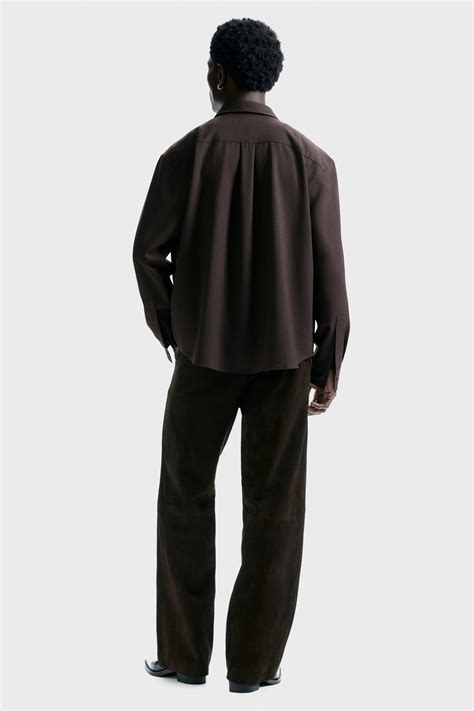 Regular Fit Shirt - Dark brown - Men | H&M IN