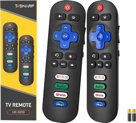 Amazon.com: TVSNARP Remote Control for Roku TV (Pack of 2) - Compatible ...