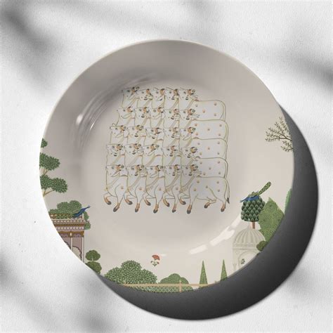 Pichwai Cow II: Buy Premium Quality Decorative Art Plates Online ...