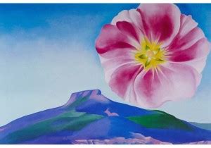 Modern Masters Collection - Hollyhock With Pedernal By Georgia O'Keeffe ...