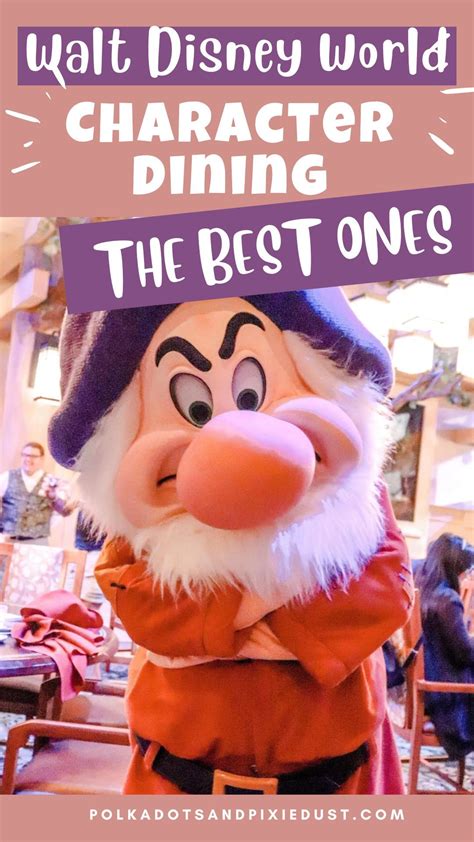 Disney character dining at walt disney world – Artofit