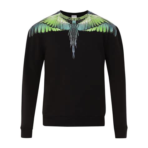Buy Men Black Icon Wings Regular Sweatshirt Online at The Collective ...