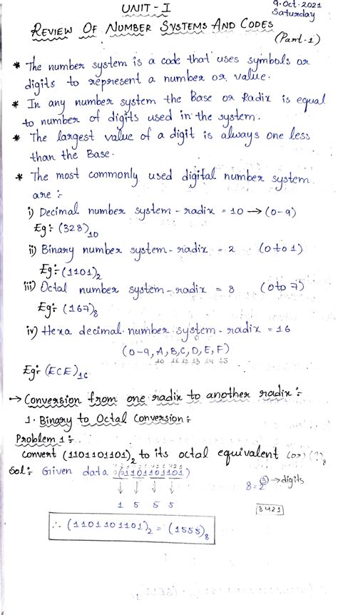 DLD Unit-1 Notes - COMPUTER SCIENCE ENGINEERING - Studocu