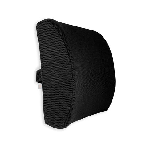 GoMechanic Memory Foam Lumbar Support for Back Pain Relief Compatible ...
