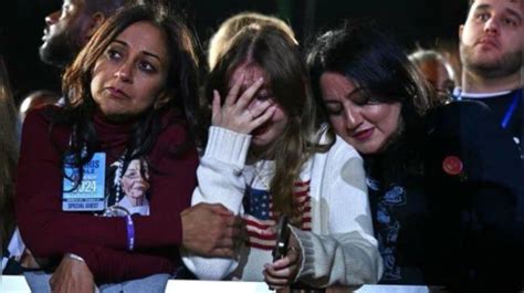 US election results 2024: Trump's win leaves Harris' supporters in tears