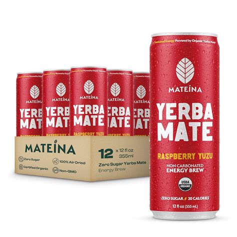 Mateina Yerba Mate Zero Sugar Energy Drink – 120mg India | Ubuy