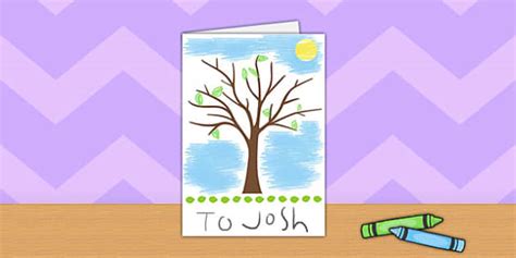 👉 Tree Card Template