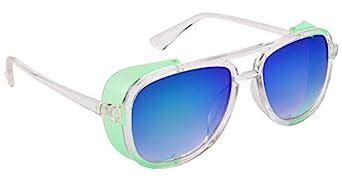 Buy NuVew® Double-Mirrored Rectangular Unisex Sunglasses with Foldable ...