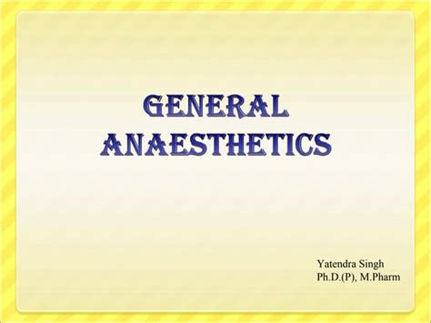 Anesthetics 的图像结果