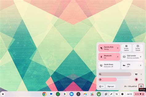Chromebook Settings Menu 的图像结果