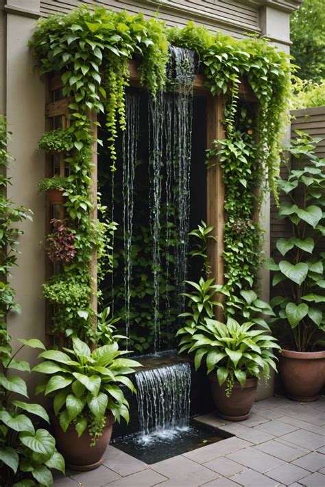 92 Small Garden Waterfall Ideas | Small Indoor Water Fountains in 2024 ...